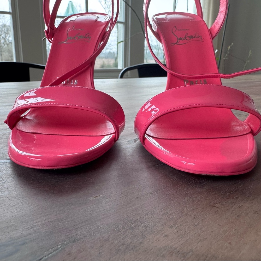 Christian Louboutin Fuchsia Heels 37.5 - Picture 5 of 10